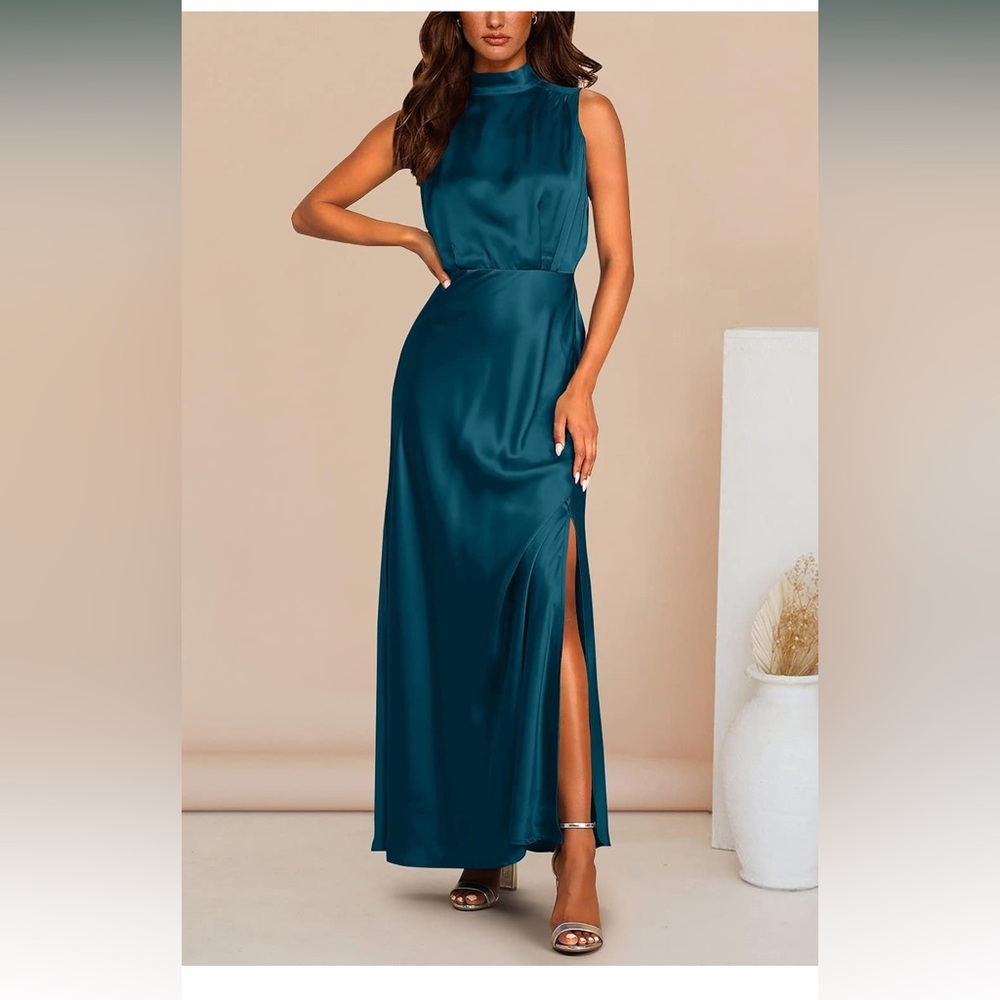 Satin Spring, Summer, Cocktail Dress